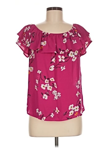 Eyeshadow Short Sleeve Blouse (view 1)