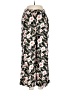 Volcom 100% Viscose Floral Black Casual Pants Size S - photo 1