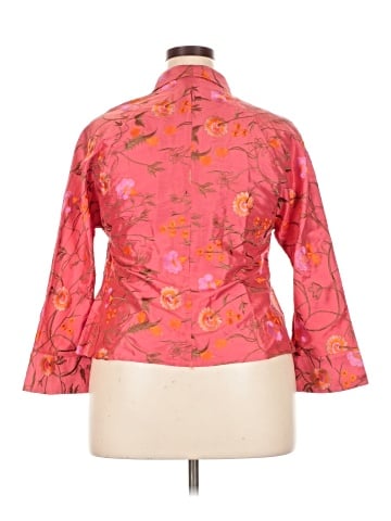 Carlisle 3/4 Sleeve Silk Top (view 2)