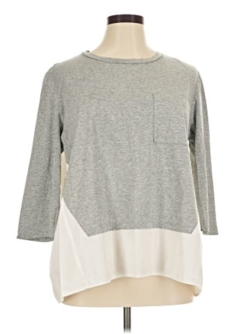 Lafayette 148 New York 3/4 Sleeve Top (view 1)