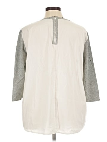 Lafayette 148 New York 3/4 Sleeve Top (view 2)