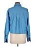 Athleta 100% Polyester Stripes Blue Long Sleeve Blouse Size M - photo 2
