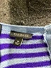 Talbots Stripes Purple Blue Pullover Sweater Size M - photo 7