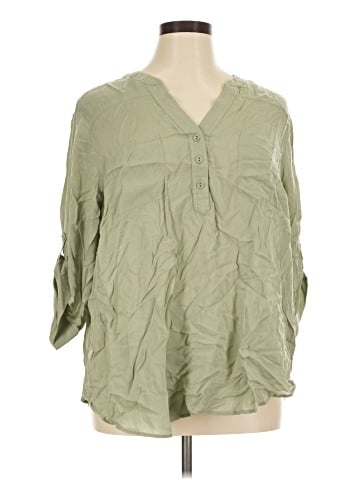 Philosophy Republic Clothing 3/4 Sleeve Blouse (view 1)