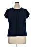Liz Claiborne Blue Short Sleeve Blouse Size XL (petite) - photo 1