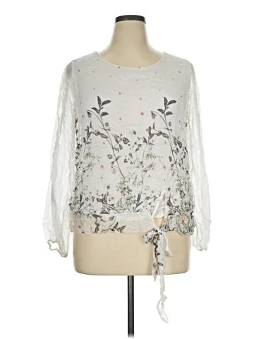 Tempo Paris 3/4 Sleeve Blouse (view 1)