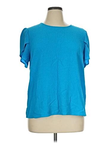 AK Anne Klein Short Sleeve Top (view 1)