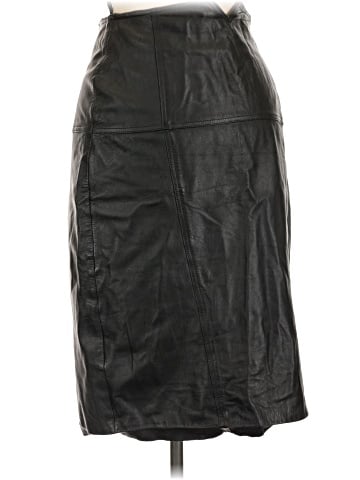 WINLIT Faux Leather Skirt (view 2)