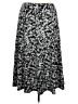 JM Collection Print Gray Casual Skirt Size L - photo 2