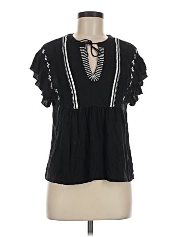 Lucky Brand Short Sleeve Blouse (view 1)