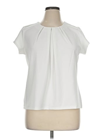 Liz Claiborne Short Sleeve Blouse (view 1)