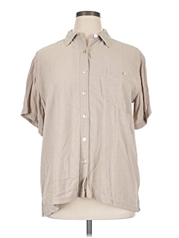 Selene Sport Short Sleeve Silk Top (view 1)