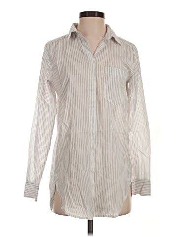 Ann Taylor Long Sleeve Button-Down Shirt (view 1)