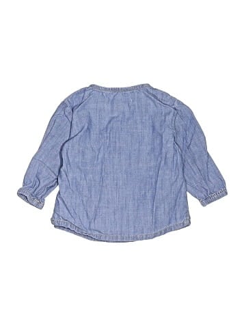Zara 3/4 Sleeve Button-Down Shirt (view 2)
