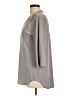 VALOLIA Gray 3/4 Sleeve Blouse Size L - photo 5