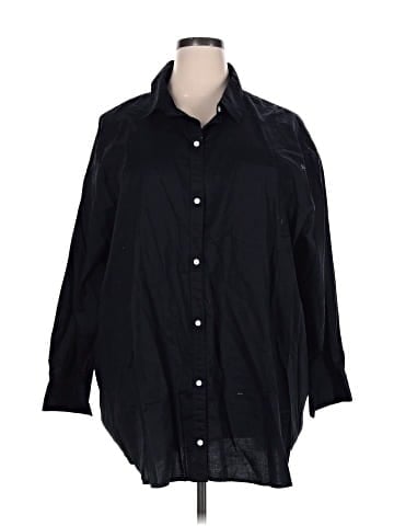 Old Navy 3/4 Sleeve Button-Down Shirt (view 1)