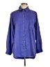 Chico's Design 100% Polyester Solid Blue Long Sleeve Blouse Size Lg (2) - photo 1