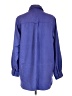 Chico's Design 100% Polyester Solid Blue Long Sleeve Blouse Size Lg (2) - photo 2