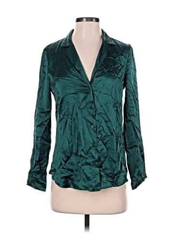 Amanda Uprichard 3/4 Sleeve Silk Top (view 1)
