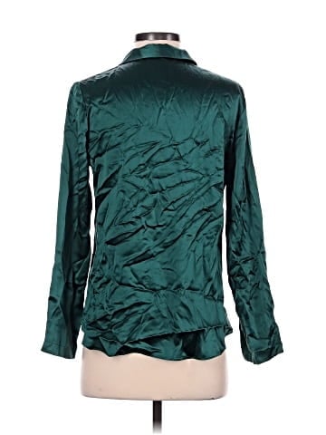 Amanda Uprichard 3/4 Sleeve Silk Top (view 2)