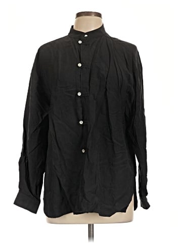 Chico's Design Long Sleeve Silk Top (view 1)