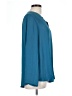 Roswear 100% Polyester Teal Long Sleeve Blouse Size L - photo 4