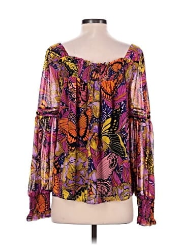 Alexandra Farmer exclusively for Anthropologie Long Sleeve Blouse (view 2)