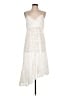 Pol 100% Polyester Ivory Cocktail Dress Size L - photo 1