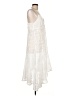 Pol 100% Polyester Ivory Cocktail Dress Size L - photo 4