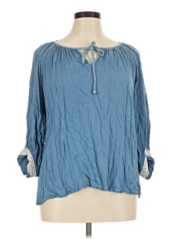 Karen Kane 3/4 Sleeve Blouse (view 1)