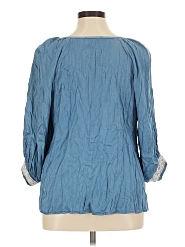 Karen Kane 3/4 Sleeve Blouse (view 2)
