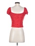 Motel Red Short Sleeve Top Size XS - photo 2