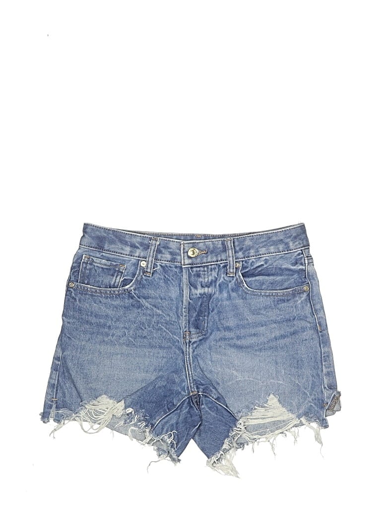 Pre-owned Express Denim Shorts In Blue