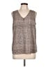 Apt. 9 100% Polyester Brown Sleeveless Blouse Size L - photo 1