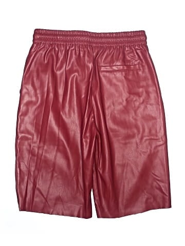 Zara Faux Leather Shorts (view 2)