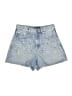 Maje Stars Blue Denim Shorts Size 36 waist - photo 1