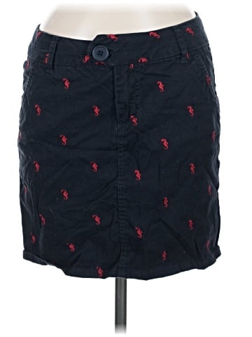 British Khaki Denim Skirt (view 1)