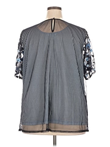Cj Banks Short Sleeve Blouse (view 2)