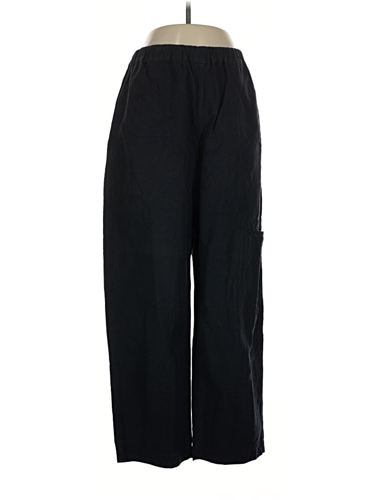 Pre-owned Sofie D'hoore Linen Pants In Black