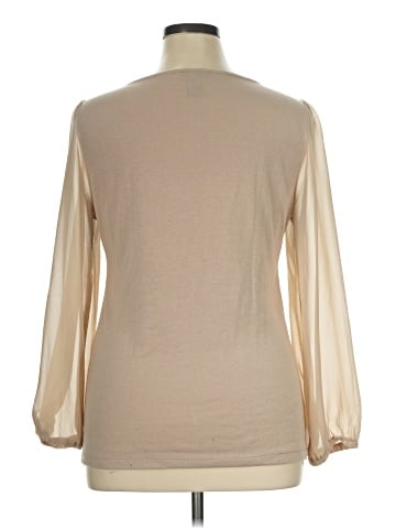 Ann Taylor Factory 3/4 Sleeve T-Shirt (view 2)