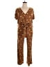Matilda Jane 100% Rayon Stars Brown Jumpsuit Size XL - photo 1