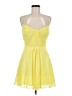 BCBGMAXAZRIA 100% Polyester Yellow Cocktail Dress Size 6 - photo 1