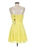 BCBGMAXAZRIA 100% Polyester Yellow Cocktail Dress Size 6 - photo 2