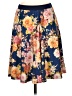 Le Lis Floral Blue Casual Skirt Size S - photo 1