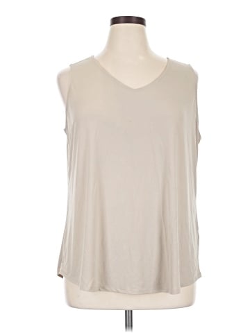 Susan Graver Sleeveless T-Shirt (view 1)
