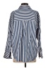 Zara Stripes Blue Long Sleeve Button-Down Shirt Size XS - photo 2