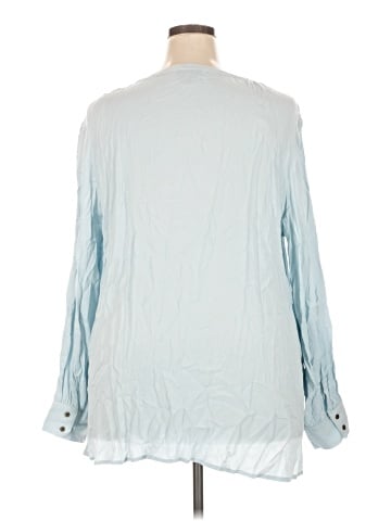 a.n.a. A New Approach Long Sleeve Blouse (view 2)