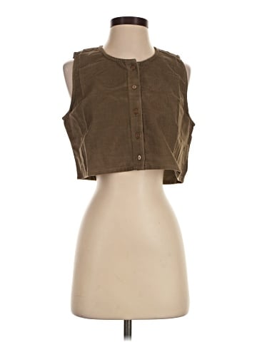 Laude the Label Sleeveless Button-Down Shirt (view 1)