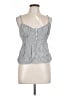 Love Tree Silver Sleeveless Blouse Size L - photo 1