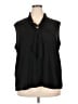 Adrienne Vittadini Black Sleeveless Blouse Size 3X - photo 1